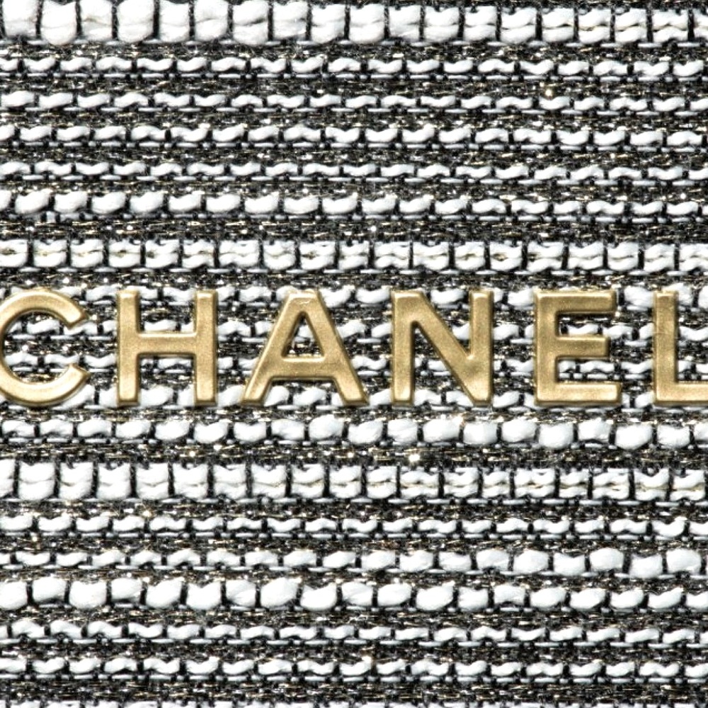 Chanel Tweed Cosmetic Pouch